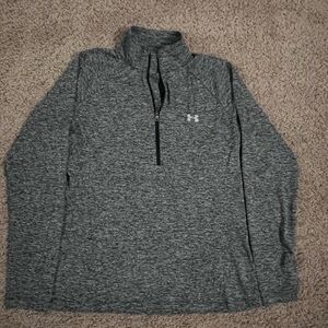 Under Armour Black and Gray HeatGear Shirt